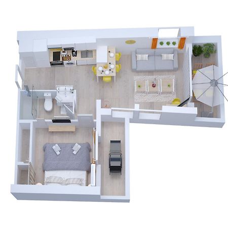 Soleil D'Ete - Netflix & Wifi - Balcon - Climatisation - Parking Gratuit - Check-In 24H24 - Emplacement Velos - Goodmarning ชาลงส์-อ็อง-ชองปาญ ภายนอก รูปภาพ