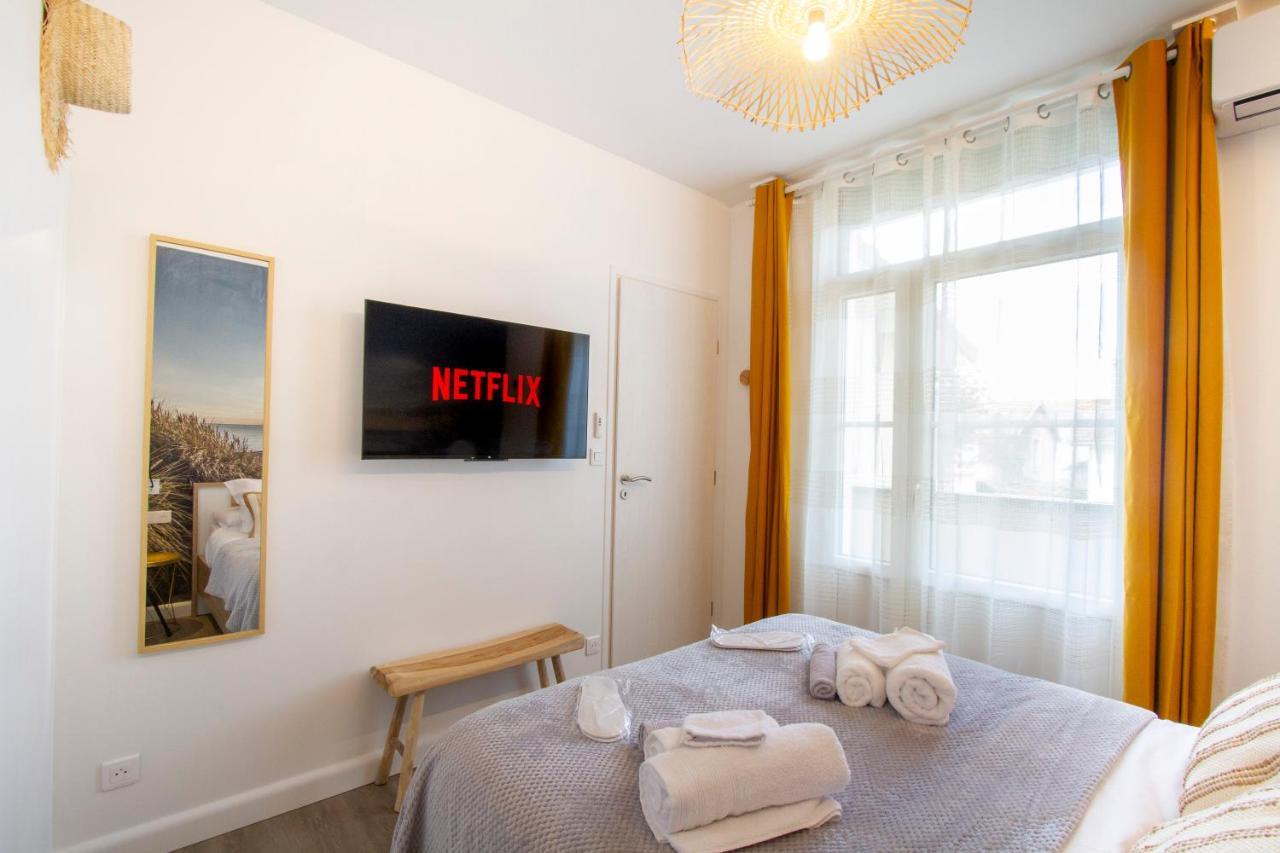 Soleil D'Ete - Netflix & Wifi - Balcon - Climatisation - Parking Gratuit - Check-In 24H24 - Emplacement Velos - Goodmarning ชาลงส์-อ็อง-ชองปาญ ภายนอก รูปภาพ
